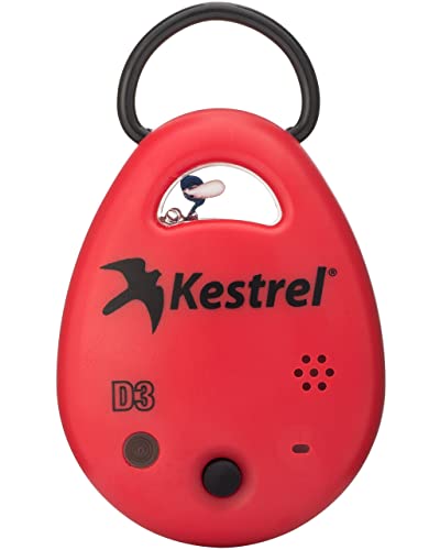 【中古】【未使用・未開封品】Kestrel ドロップD3 ワイヤレス温度、湿度と圧力データロガー レッド