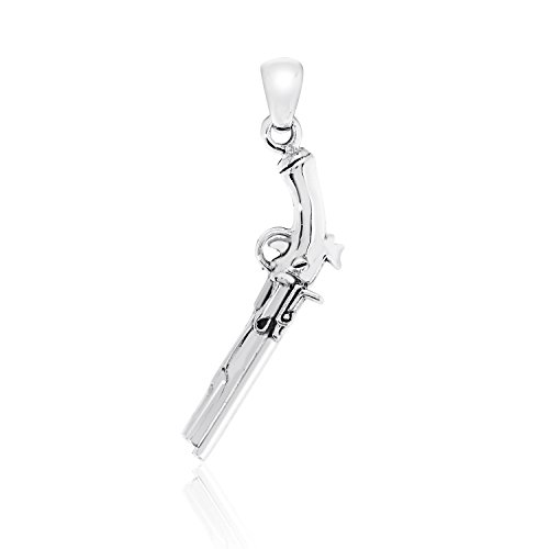 【中古】【未使用・未開封品】WithLoveSilver 925スターリングシルバークラシックGun Revolver\