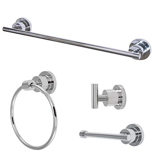 【中古】【未使用・未開封品】Kingston Brass BAK8211478C コンコード バスルームアクセサリー4点セット 光沢クロム