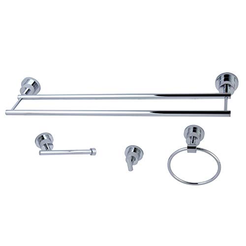 【中古】【未使用・未開封品】Kingston Brass BAK8213478C コンコード バスルームアクセサリー4点セット 光沢クロム