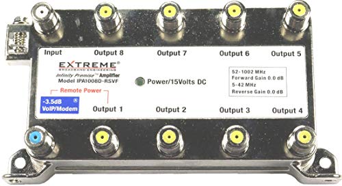 【中古】【未使用・未開封品】Extreme Broadband IPA1008D-RSVF - 8ウェイスプリッター