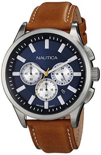 【中古】【未当て嵌める・未開封品】Nautica メンズ NCT 17枚の無光沢ステンレススチールウォッチ