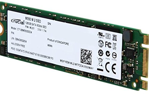 【中古】【未当て嵌める・未開封品】Crucial [Micron製Crucialブランド名] M550 M.2 Type 2280 2.5in 内蔵SSD ( 128GB / SATA 6Gbps / 7粍 / 9.5粍アダプター嘱する ) CT128M550SSD4