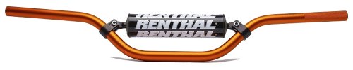 【中古】【未当て嵌める・未開封品】Renthal (823-01-OR-03-219) オレンジ色 7/8in 軽銀 手持ち部分赤ちょうちん