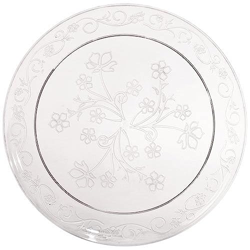 【中古】【未使用・未開封品】Hanna K. Signature Collection 20 Count D'Vine Plastic Plate, 10-Inch, Clear by Hanna K. Signature Collection