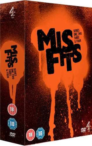 【中古】【未使用・未開封品】Misfits (Series 1 - 4) - 9-DVD Box Set ( Mis fits: Series One, Two, Three & Four ) [ NON-USA FORMAT, PAL, Reg.2 Import - United Kingdom