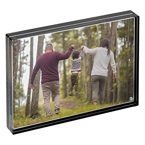 【中古】【未当て嵌める・未開封品】Canetti(r) 目あたらしい アクリル樹脂 8x10 磁石一こま グラファイトエッジ 8x10