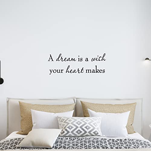 【中古】【未当て嵌める・未開封品】A Dream is a Wish Your Heart Makes Wall Decal Inspirational Quotes Saying Vinyl Wall Art Decor Home by VWAQ その他-スポーツ・アウトドア