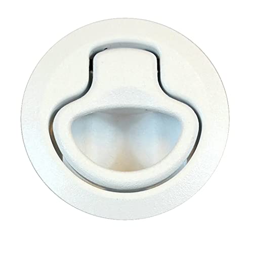 【中古】【未使用・未開封品】Southco Flush Pull Latch - Pull To Open - Non-Locking White Plastic - M1-63-1