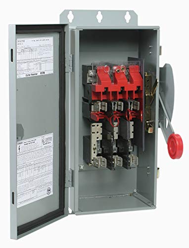 【中古】【未使用・未開封品】Eaton dh362frk 60?A、3p、600?V / 250dc、HD Fusible安全スイッチ、NEMA 3r