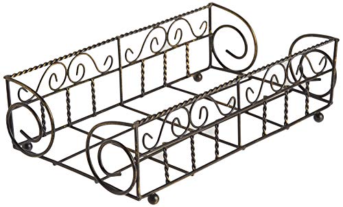 【中古】【未使用・未開封品】Boston International Guest Towel Caddy, Garden Gate Design in Antique Brass by Boston International｜AJIMURA-SHOP