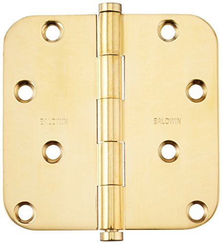 【中古】【未使用・未開封品】Baldwin 1140031i半径ほぞ穴ヒンジ、Unlacquered明るい真鍮|AJIMURA-SHOP