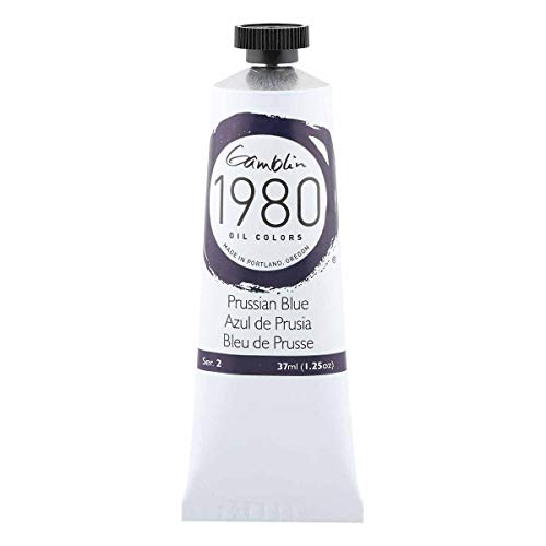 【中古】【未当て嵌める・未開封品】Gamblin 1980 Oil Prussian Blue 37Ml by Gamblin