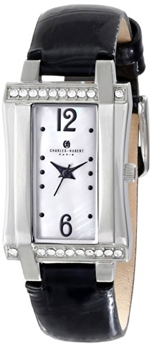 【中古】【未使用・未開封品】Charles-Hubert, Paris Women's 6839-B Premium Collection Analog Display Japanese Quartz Black Watch｜AJIMURA-SHOP