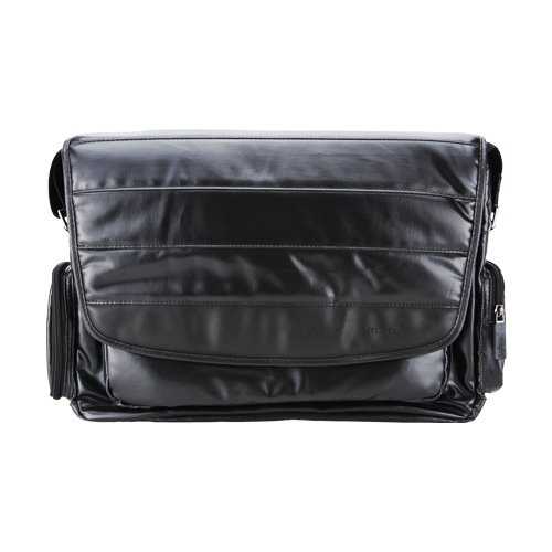 【中古】【未当て嵌める・未開封品】miim Superboyz耐水性クロスボディメッセンジャーバッグ(黒いこと) for MacBook Pro / MacBook Pro with Retina Display 15