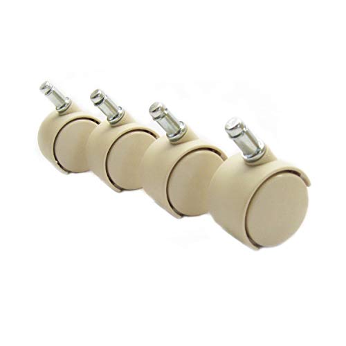 【中古】【未当て嵌める・未開封品】Chromcraftキャスターインチ Almond / Sand ( Set of 8?)