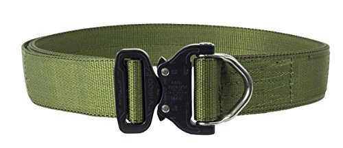 【中古】【未使用・未開封品】Elite Survival Systems コブラリガーベルト Dリングのバックル付き グリーン|AJIMURA-SHOP