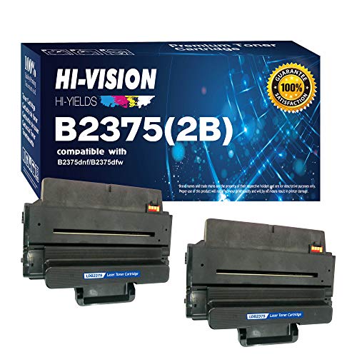 【中古】【未当て嵌める・未開封品】HI-VISION ﾃつｮ Compatible Dell B2375, 593-BBBJ, 8PTH4 Black 10,000 Page Yield Toner Cartridge Replacement for B2375dnf, B2375dfw Multif