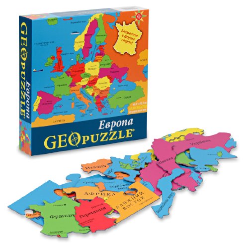 【中古】【未当て嵌める・未開封品】GeoPuzzleヨーロッパでロシア帝国???受けつたえる地理学考えものby Geotoys