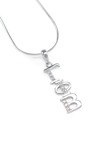 【中古】【未当て嵌める・未開封品】Gamma Phi Beta Sororityスターリングしろがね色Lavaliere with CZs しろがね色