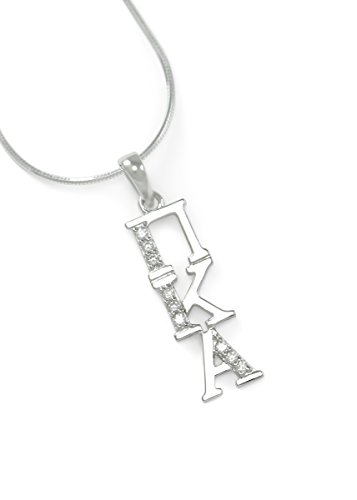 【中古】【未当てはめる・未開封品】Pi Kappa Alpha Fraternityスターリングしろがね色Lavaliere with CZs しろがね色