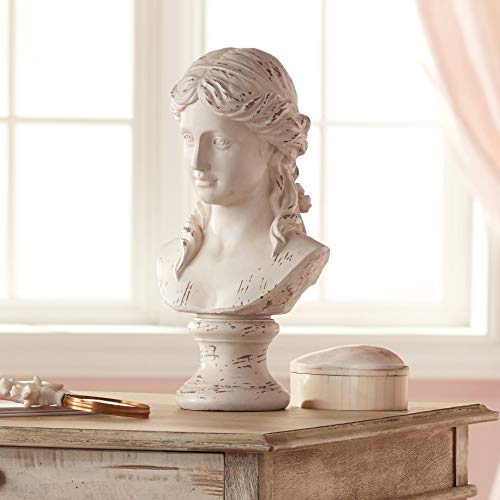 【中古】【未当て嵌める・未開封品】古典派音楽Greek 17?1?/ 2?\"高アンティークホワイトバストSculpture"