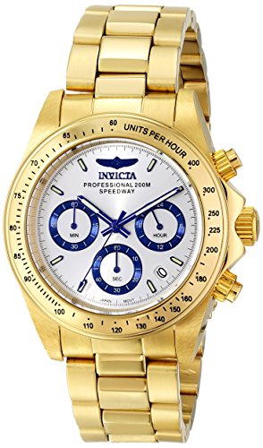 【中古】【未使用・未開封品】インヴィクタ Invicta Men's 17312 Speedway Analog Display Japanese Quartz Gold Watch [並行輸入品]