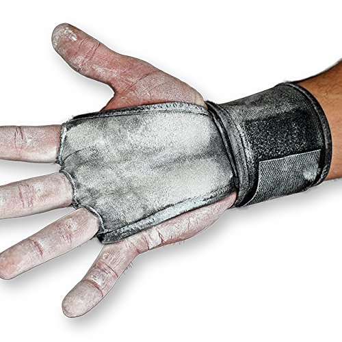 【中古】【未使用・未開封品】JerkFit WODies 2in1 WODグリップ、手首ラップ、パームプロテクター ミディアム ブラック