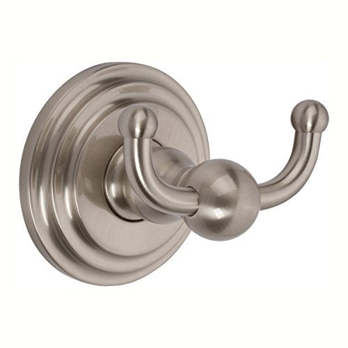 【中古】【未当て嵌める・未開封品】Ginger 1111/SN Chelsea Double Robe Hook, Satin Nickel by Ginger