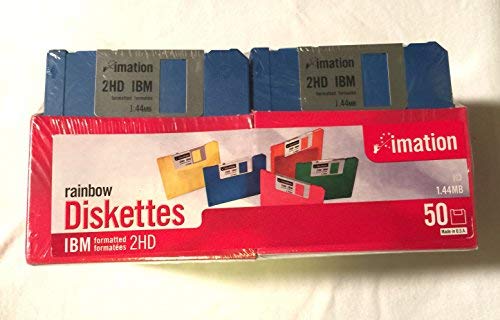 【中古】【未当て嵌める・未開封品】Imation 50?コンピュータ断層撮影法虹霓ディスケットIBM 2hd 1.44?MB ( Discontinued )