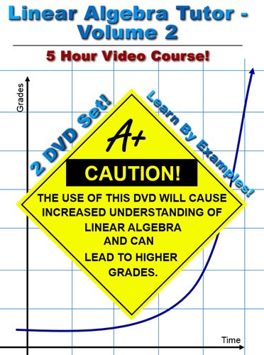 【中古】【未使用・未開封品】The Linear Algebra Tutor - Volume 2 - 5 Hour Video Course