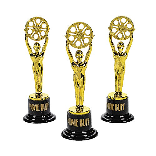 【中古】【未使用・未開封品】12 Movie Buff Gold Statues For Hollywood Movie Awards Parties Decoration|AJIMURA-SHOP
