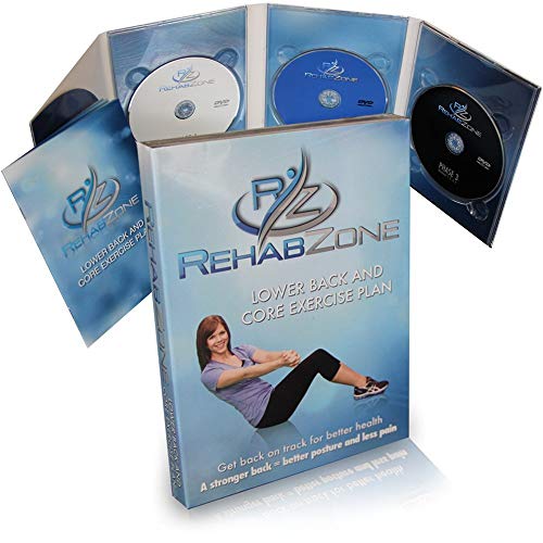 【中古】【未使用・未開封品】RehabZone Lower Back and Core Exercise Plan: Physician endorsed low back pain home exercise program.