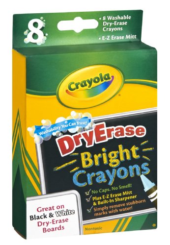 【中古】【未当て嵌める・未開封品】Crayola Dry Erase Bright Crayons 8 CT (Pack of 12) パソコン・周辺機器-その他