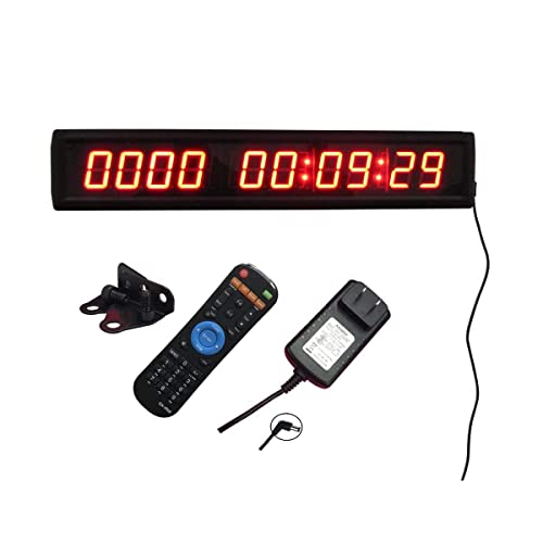 【中古】【未使用・未開封品】LED Days Countdown Clock Red Color 1.8 10 Digits Count up to 10000 Days with Hours Minutes Seconds LED Large Digital Countdown Clock IR画像