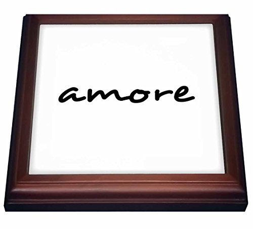 【中古】【未使用・未開封品】TRV 185029?InspirationzStore Loveシリーズ???Amore、Word for Love in Italian romantic世界言語、イタリアテキスト???五徳 8 by 8" ブ｜AJIMURA-SHOP
