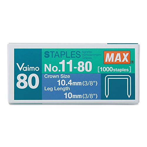 【中古】【未使用・未開封品】Heavy-Duty, Flat-Clinch Staples for Max HD-11UFL, 3/8\