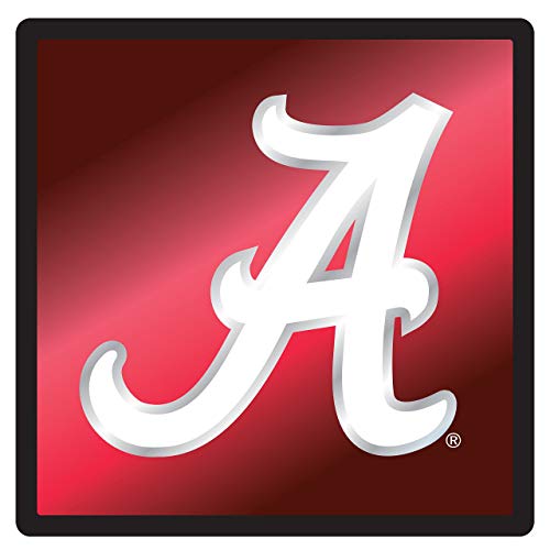 【中古】【未使用・未開封品】(MIRROR DOMED AL SQUARE HITCH (10405)) - Alabama Crimson Tide Hitch Cover