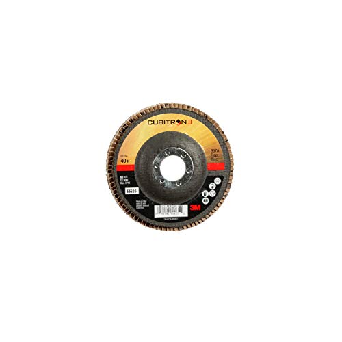 【中古】【未使用・未開封品】3M Cubitron II Flap Disc 967A, T27 Giant 4-1/2 x 7/8, 40+ Manufacturer Grade, Y-Weight (Pack of 10) by 3M
