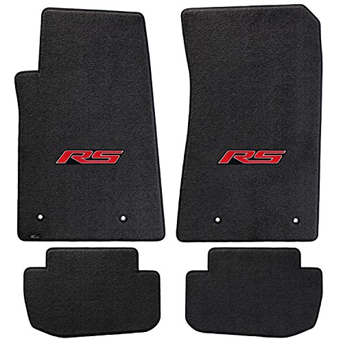 【中古】【未使用・未開封品】2010?to 2015?Camaro前面と背面エボニーフロアマットレッドRS