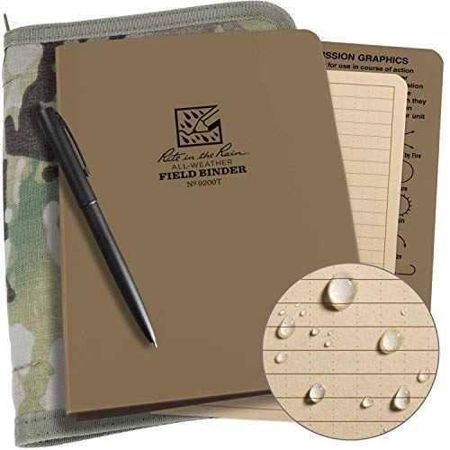 【中古】【未使用・未開封品】Rite in the Rain 防水 バインダーキット タン 50シートリーフ4 5/8\