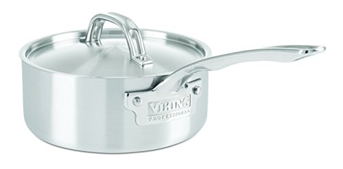 【中古】【未使用・未開封品】Viking Professional 5-Ply Stainless Steel Saucepan, 2 Quart