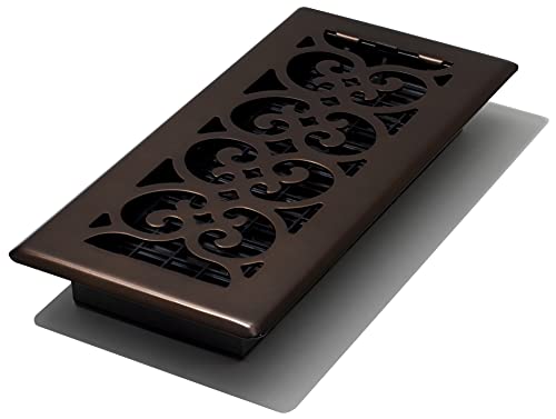 【中古】【未使用・未開封品】(Rubbed Bronze Finish) - Decor Grates SPH410-RB Scroll Plated Register, Rubbed Bronze Finish, 10cm x 25cm 14,909円