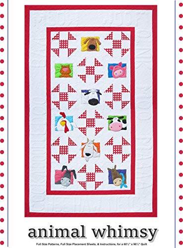 【中古】【未使用・未開封品】Amy Bradley Animal Whimsy Quilt Pattern by Amy Bradley Design|AJIMURA-SHOP