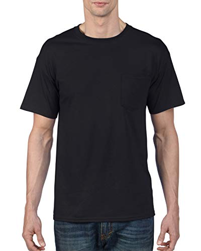 【中古】【未当て嵌める・未開封品】Gildan SHIRT メンズ US 大きさ: XXX-Large / Pack6 色つや: 黒いこと