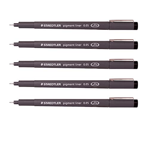 【中古】【未使用・未開封品】Staedtler 0.05 mm Pigment Liner Fineliner Sketching Drawing Drafting Pens by Staedtler|AJIMURA-SHOP