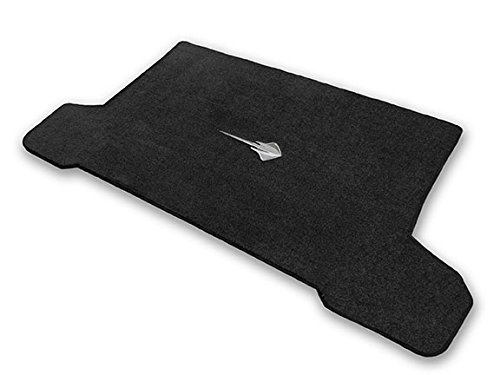【中古】【未使用・未開封品】2014???2017?C7コルベットConvertibleジェットブラックトランクマット???Stingrayロゴ