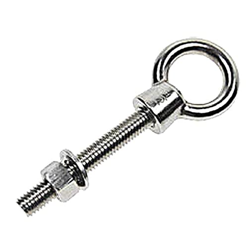 【中古】【未使用・未開封品】ステンレススチール製ショルダーアイボルト - タイプ 316-3/8インチ x 長さ4インチ