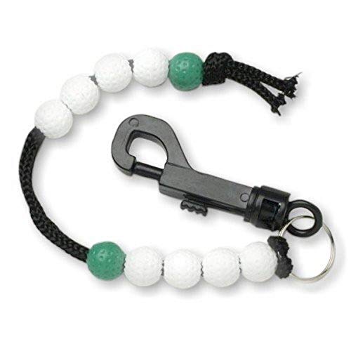 【中古】【未使用・未開封品】JP Lann Golf デラックスビーズゴルフスコア/ストロークカウンター ブラック/グリーン/ホワイトビーズ スタンダード