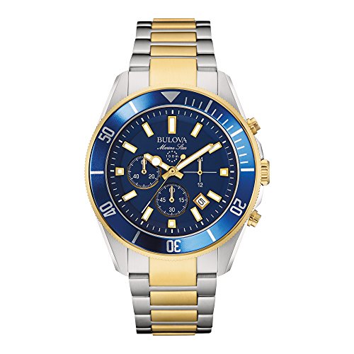 【中古】【未使用・未開封品】Bulova Marine Star Chrono Two Tone 98B230|AJIMURA-SHOP
